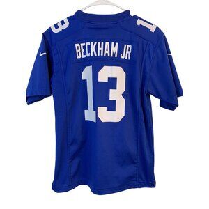 Youth Boys L 14/16 Nike NFL Odell Beckham Jr New York Giants Jersey Blue 8420